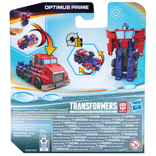 Transformers Earthspark 1 Step Flip Optimus Prime