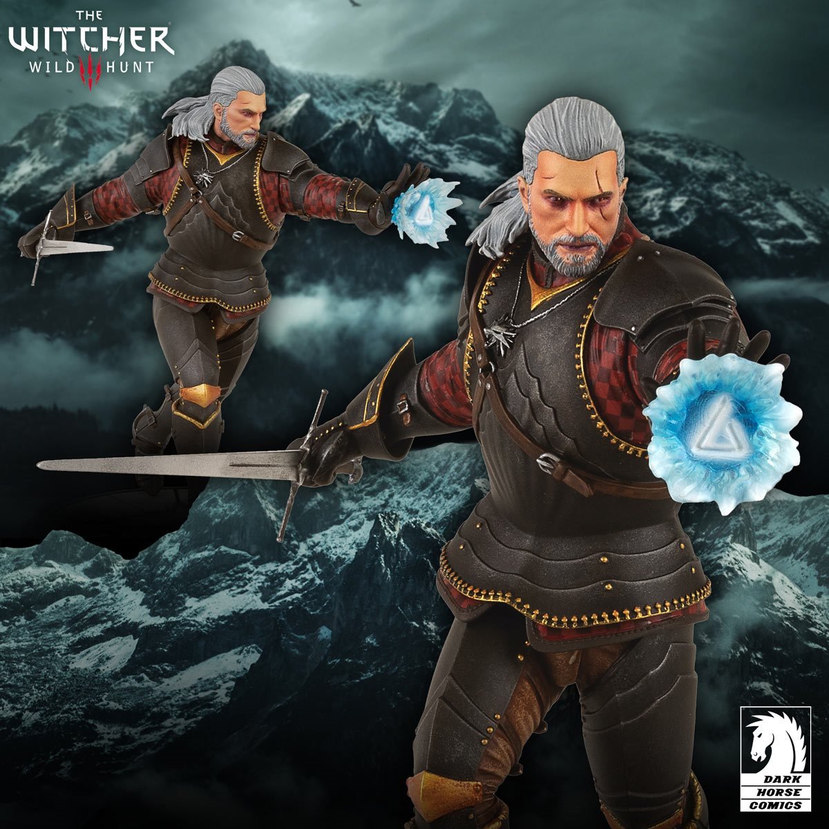 The Witcher 3 Wild Hunt: Geralt Toussaint Tourney Armor 7 3/4-Inch Statue