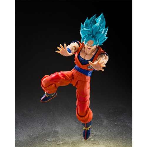 Dragon Ball Super Saiyan God Super Saiyan Son Goku Blue Power Transcending Limits S.H.Figuarts Actio