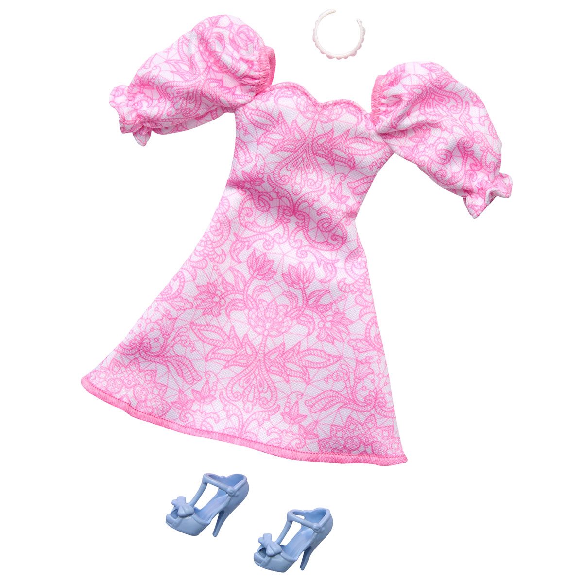 long sleeve barbie dress Emerald green puff sleeves dress for Barbie holiday dress
