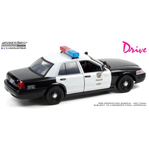 Drive (2011) 1:18 Scale 2001 LAPD Ford Crown Victoria Police Interceptor