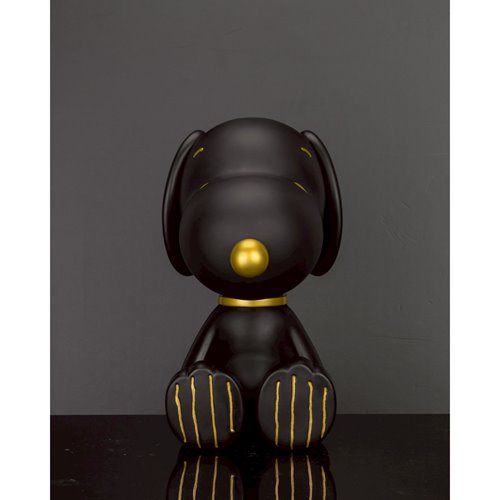 Peanuts Snoopy Black and Gold Version VPB-018SP Peanuts Series Vinyl Functional Piggy Bank