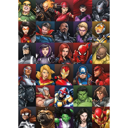 Marvel Heroes Collage 1,000-Piece Puzzle