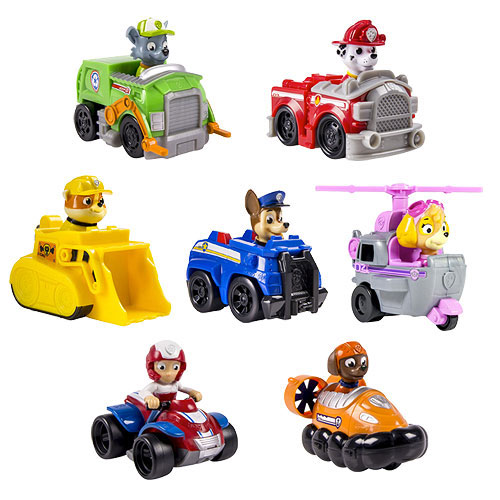 ab 3 Jahre ca sor Spin Master Paw Patrol Rescue Racers Kunststoff 11x6x8 cm 