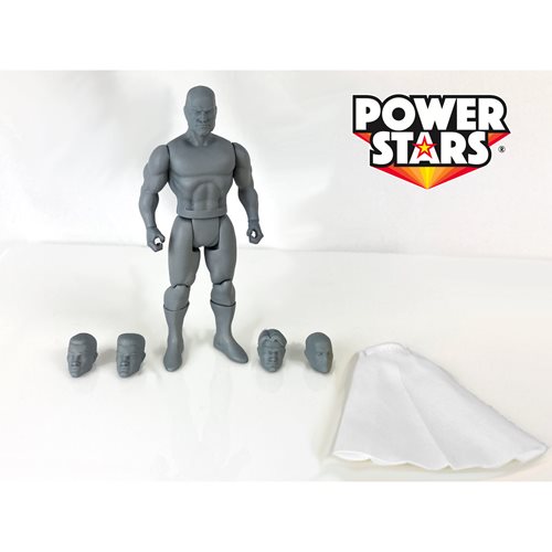 Power Stars Male Blank Retro 5-Inch Action Figure