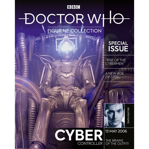 Doctor Who Cyber-Controller on Throne Age of Steel Figurine