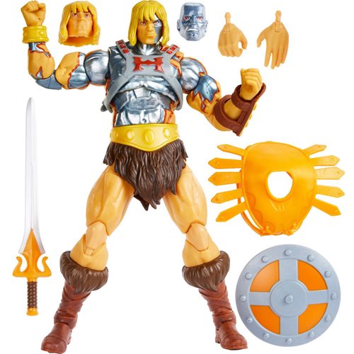 Masters of the Universe MUSCLE Mini-Figures and Masterverse Action Figure Bundle of 7