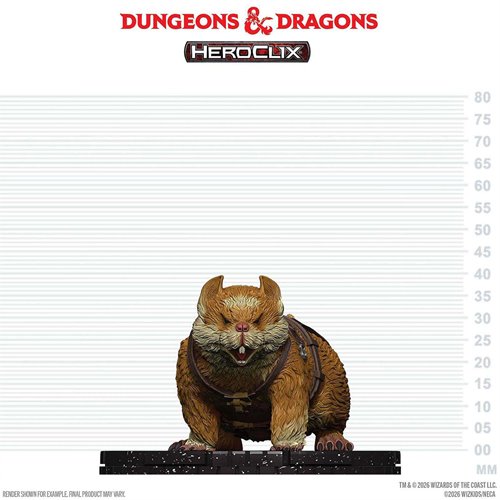 Dungeons & Dragons HeroClix: Giant Space Hamster Mini-Figure