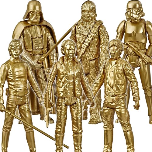 Star Wars Skywalker Saga Gold 3 3/4-Inch Figures Wave 1 Case