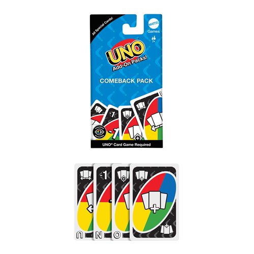 UNO Add-On Packs Comeback Pack Card Game