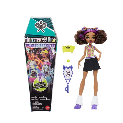 Monster High Buried Secrets Wave 4 Courtside Fang-Out Doll Case of 6