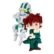 JoJo's Bizarre Adventure Noriaki Kakyoin and Hierophant Green Nanoblock Character Collection Constructible Figure