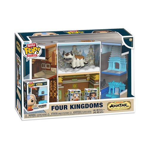 Avatar The Last Airbender Four Kingdoms Funko Bitty Pop! Box Playset
