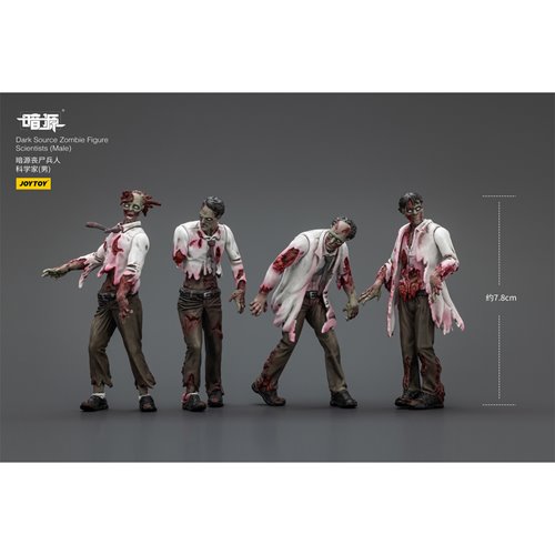 Joy Toy Dark Source Zombie Male Scientists 1:25 Scale Action