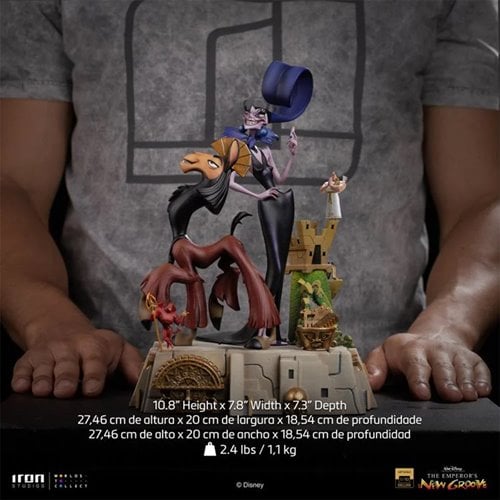 The Emperor's New Groove Kuzco & Yzma Deluxe 1:10 Art Scale Limited Edition Statue