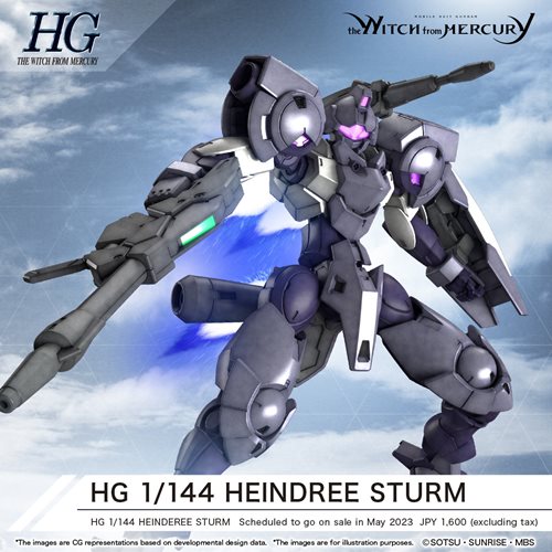 Mobile Suit Gundam: The Witch from Mercury Heindree Sturm High Grade 1:144 Scale Model Kit