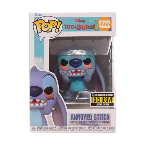 Lilo & Stitch Annoyed Stitch Pop! Vinyl Figure - Entertainment Earth Exclusive, Not Mint