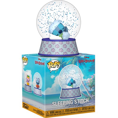 Lilo & Stitch Mini Glitter Globe Display Case of 12