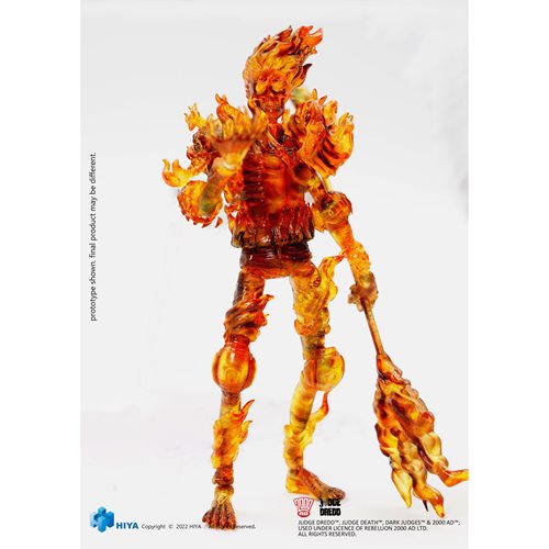 Judge Dredd Judge Fire 1:18 Scale Exquisite Mini Action Figure - Previews Exclusive