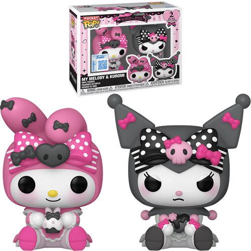 Sanrio My Melody 50th and Kuromi 20th Anniversary Funko Pocket Pop! Key Chain 2-Pack - Specialty Series