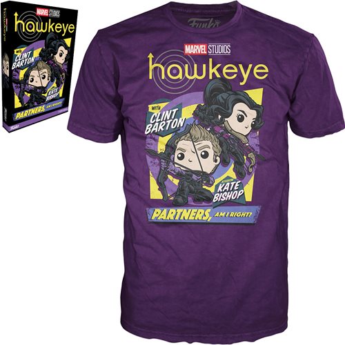 Marvel 365 Hawkeye Adult Boxed Pop! T-Shirt
