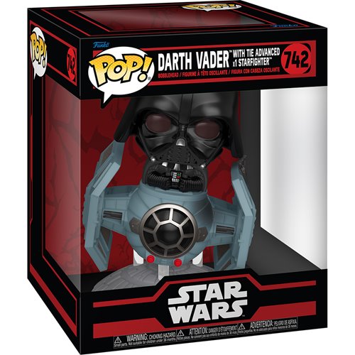 Star Wars Darkside Darth Vader with TIE Fighter Advanced Deluxe Funko Pop! Rides