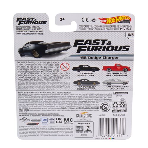 Hot Wheels Retro Entertainment '68 Dodge Charger Vehicle