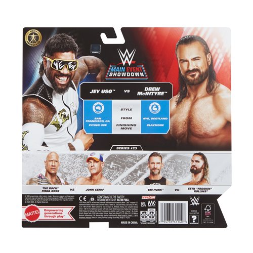 WWE Championship Showdown Series 23 Action Figure 2-Pack Case of 4