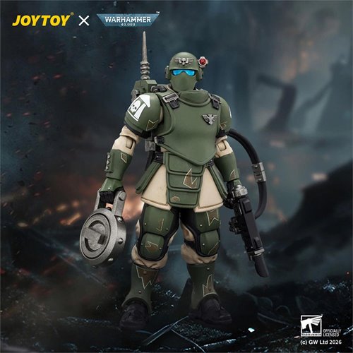 Joy Toy Warhammer 40,000 Astra Militarum Kasrkin 6 with Hot-shot Laspistol Action Figure