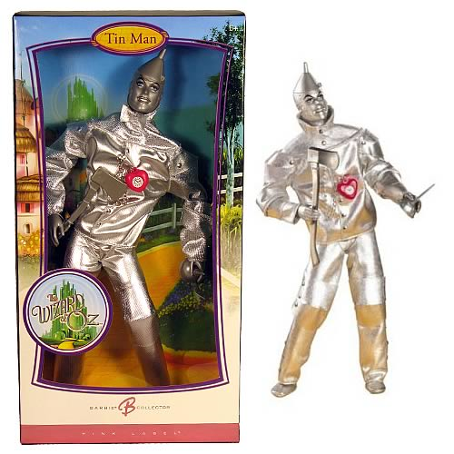 Wizard of Oz Barbie Tin Man Ken Doll, Not Mint