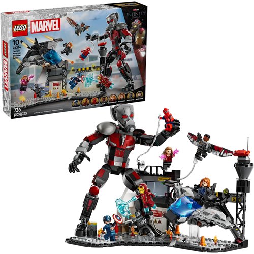 LEGO 76314 Captain America: Civil War Action Battle