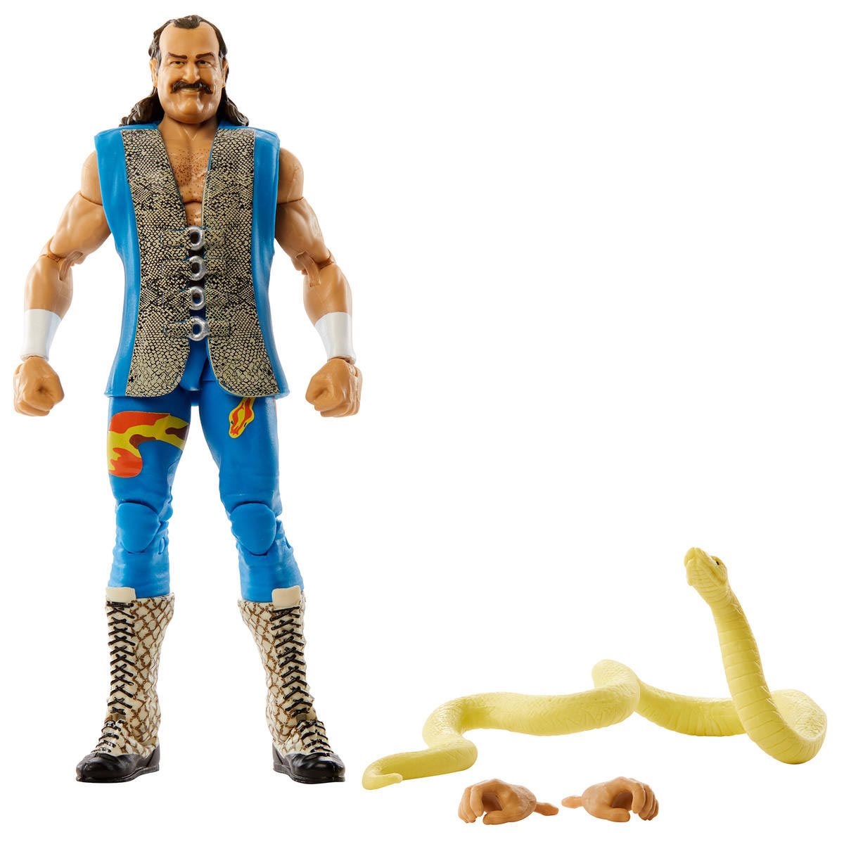 WWE Elite Jake The Snake Roberts Flashback Series 3 Mattel Action Figure for sale online 