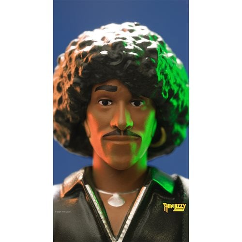 Thin Lizzy Phil Lynott Black Leather 3 3/4-Inch ReAction Figure