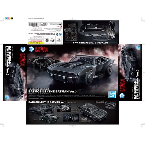 The Batman Batmobile 1:35 Scale Model Kit