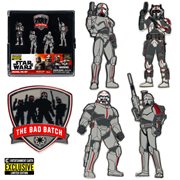 Star Wars: The Bad Batch Enamel Pin 5-Pack - Entertainment Earth Exclusive