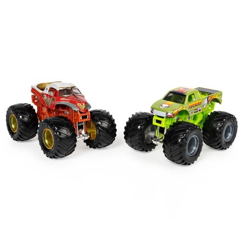 Monster Jam Color-Changing Truck 2-Pack 1:64 Scale Case