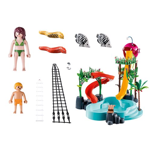 Playmobil 70609 Water Park with Slides Playset