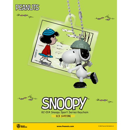 Peanuts Snoopy KC-014 Sporty Scene Series Key Chain Blind Box Case of 6