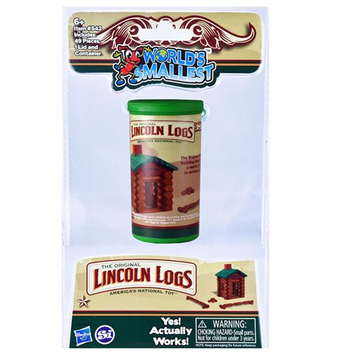 World's Smallest Lincoln Logs Set