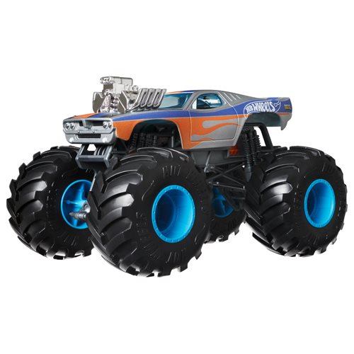 Hot Wheels Monster Trucks 1:24 Scale 2023 Mix 1 Vehicle Case of 4