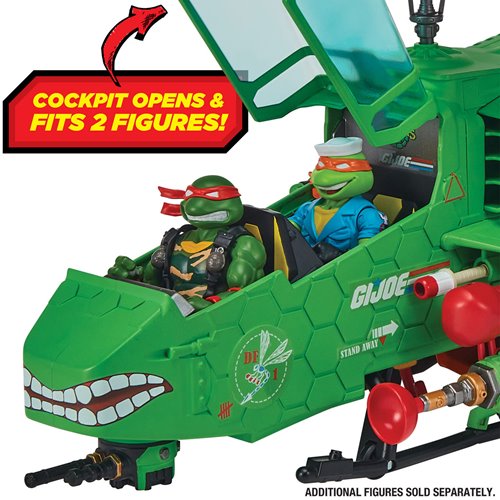 TMNT x G.I. Joe Dragon Fly Copter Vehicle