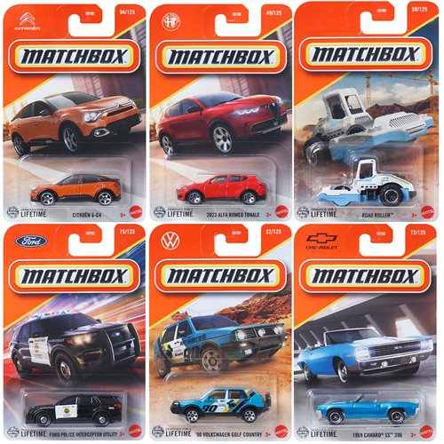 Matchbox Car Collection 2025 Mix 5 Vehicles Case of 24