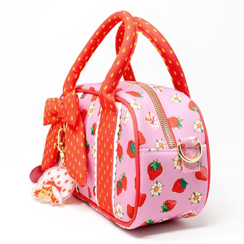 Strawberry Shortcake Duffelette Crossbody Bag with Acrylic Charm