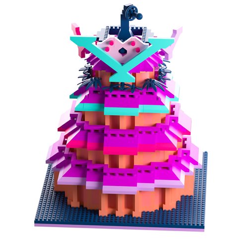 Hazbin Hotel V Tower Miniature Brickset