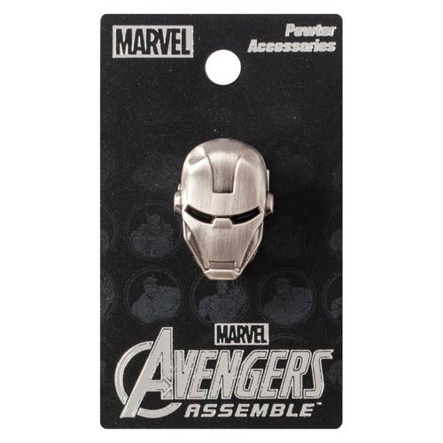 Iron Man Head Pewter Lapel Pin