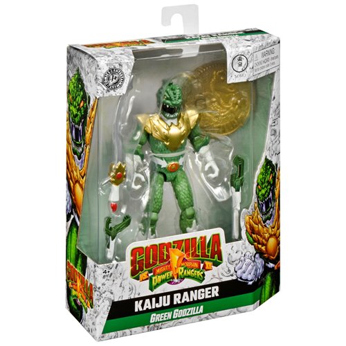 Godzilla vs. Mighty Morphin Power Rangers Wave 1 Action Figure Set of 3