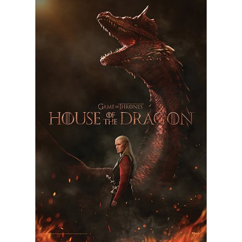 House of the Dragon Daemon and Caraxes MightyPrint Wall Art