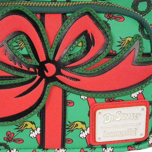 How the Grinch Stole Christmas Grinch Christmas Present Mini-Backpack - Entertainment Earth Exclusiv