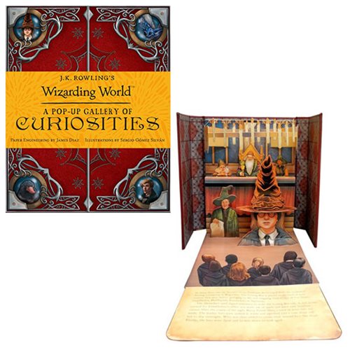 J.K. Rowling's Wizarding World: A Pop-up Gallery of Curiosities Hardcover Book