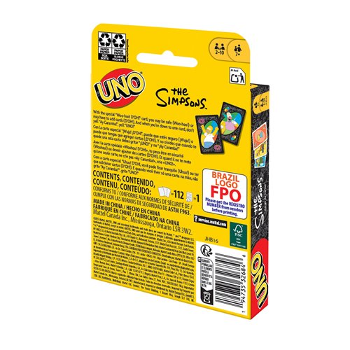The Simpsons UNO Card Game